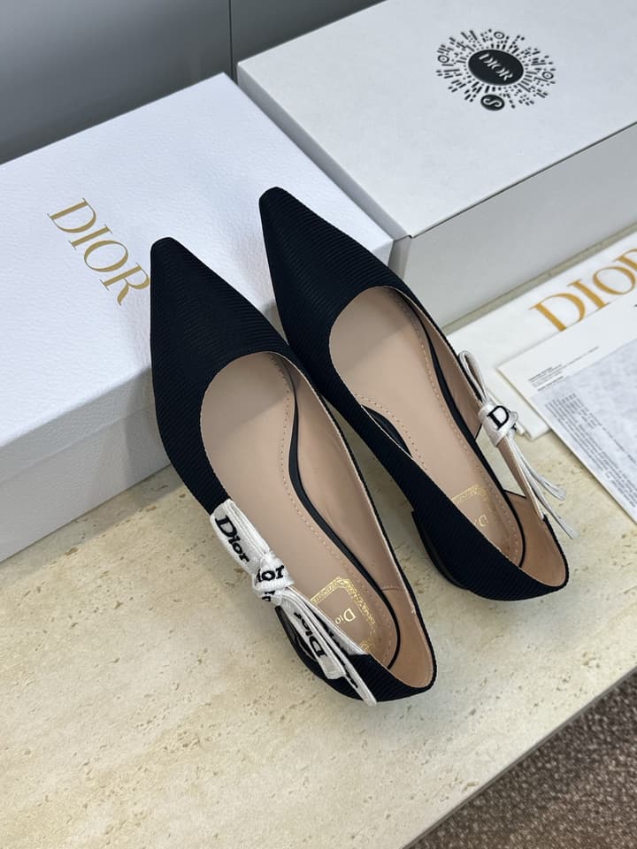 Dior J'Adior Webbing Bow Pumps – 2026 Early Spring Collection