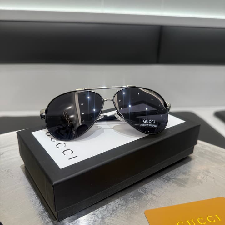 Gucci Aviator Sunglasses – 2025 Collection in Purple