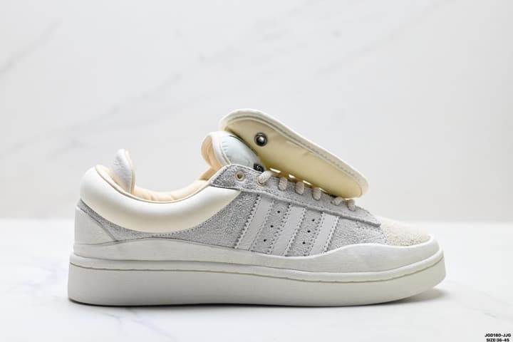Adidas x Bad Bunny Campus Low-Top Sneakers in Cream Off-white