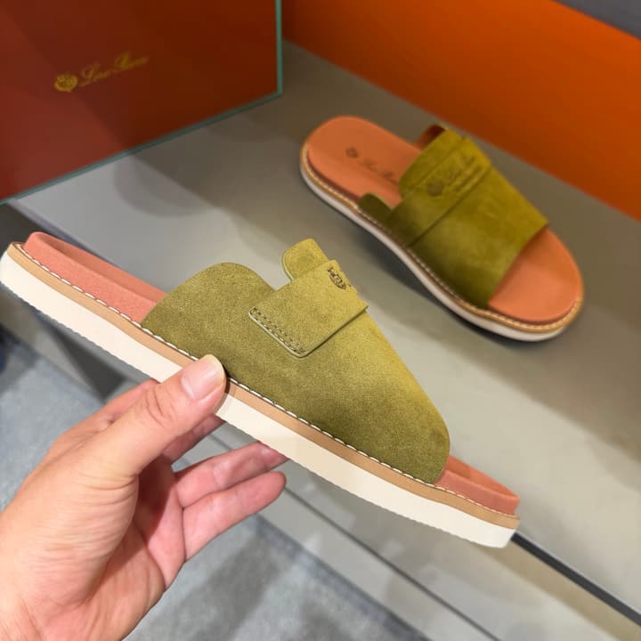 Loro Piana Summer Walk Crisscross Mules