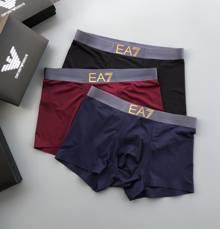 Armani EA7 Classic Seamless Men's Underwear – 3-Pack