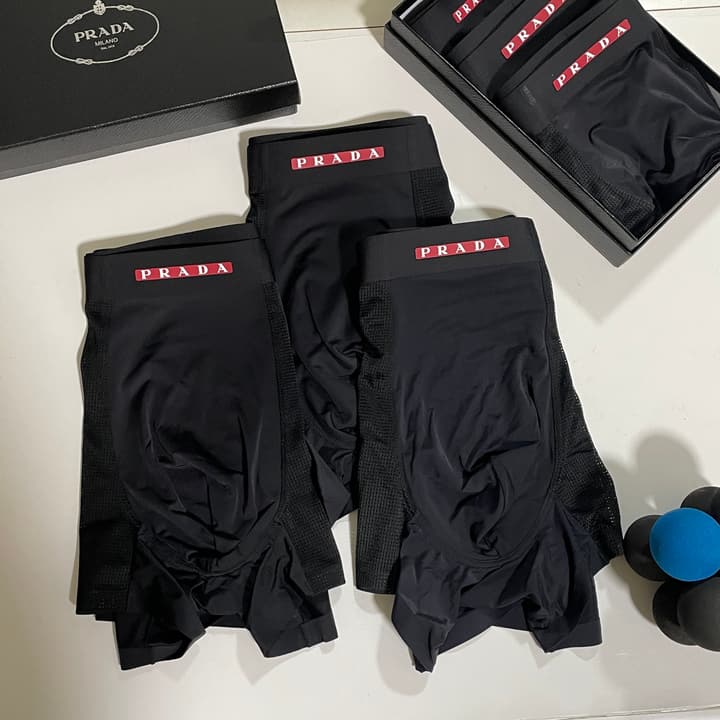 Prada Men's Ice Silk Seamless Underwear