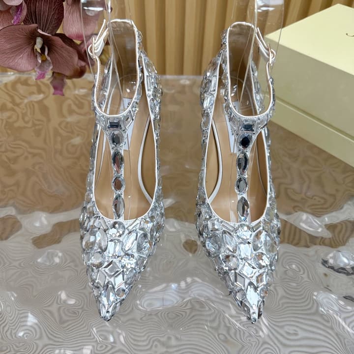 Jimmy Choo Evening High-Heeled Sandals – 2024SS in Brilliant Crystal