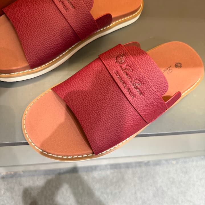 Loro Piana Summer Walk Crisscross Mules