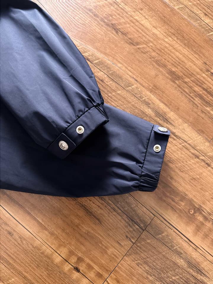 Dior High-End Woven Trench Coat – 2025FW in Black Windbreaker