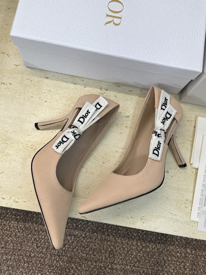 Dior J'Adior Webbing Bow Pumps – 2026 Early Spring Collection