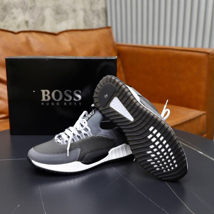 Boss Men's Knit Sport Sneakers