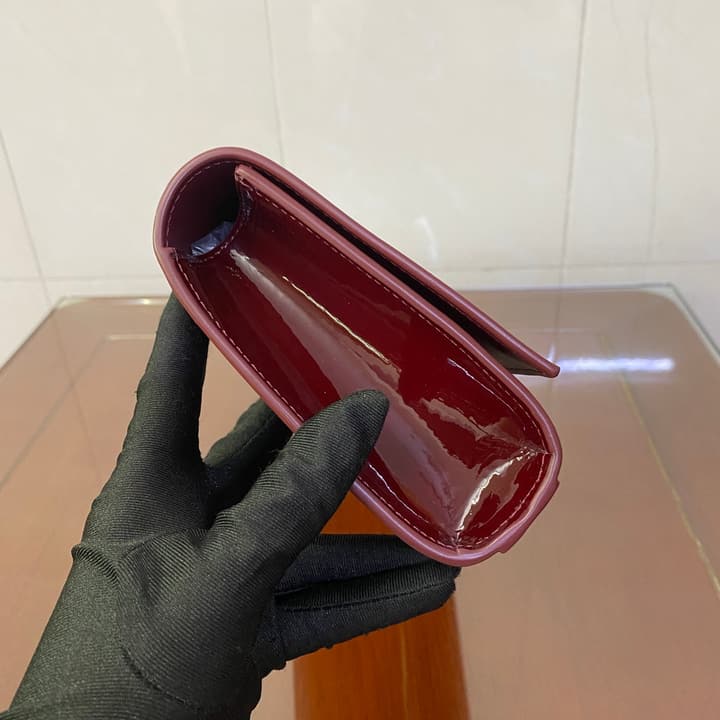 Saint Laurent Kate Patent Leather Clutch Bag