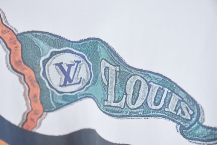 Louis Vuitton Digital Flag T-Shirt – 26SS Early Spring Collection in White