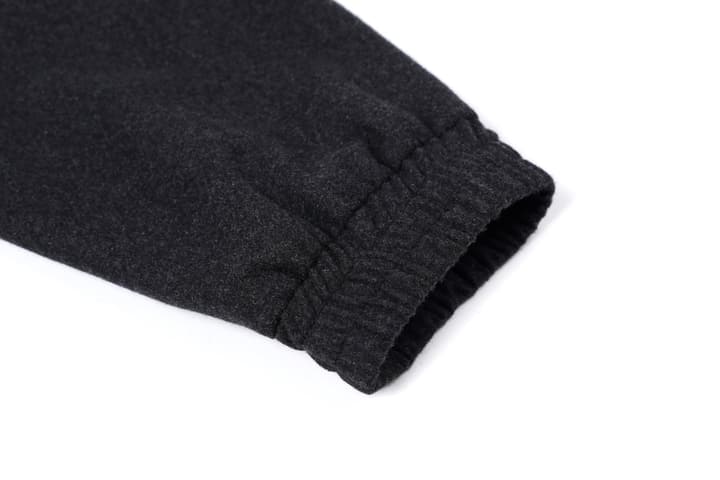 Fendi Hooded Zipper Cashmere Blend Jacket in Deep Charcoal Black