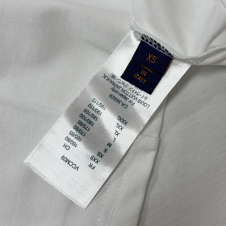 Louis Vuitton Oversized Round Neck T-Shirt – Summer Collection – 26SS in White