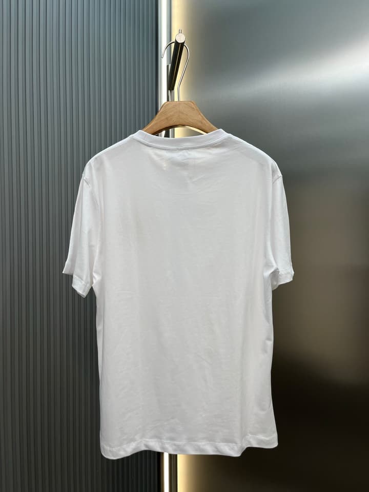 Loewe Double Vine Embroidered Crewneck T-Shirt in Black