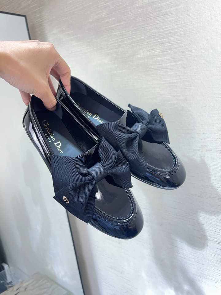 Dior Diorissimo Patent Leather Loafers – 2025 Fall Collection