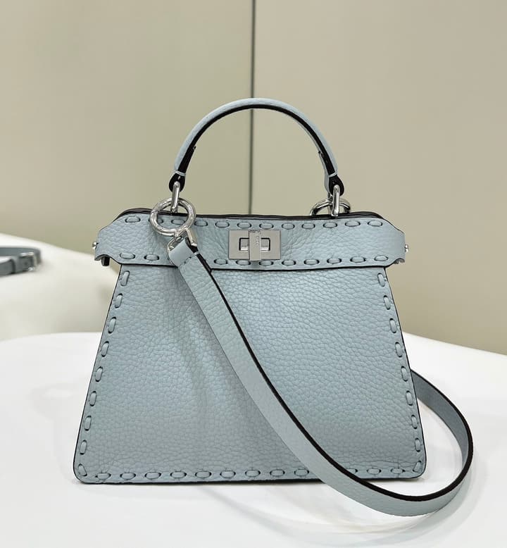 Fendi Peekaboo I See You Petite Satchel in Classic Black