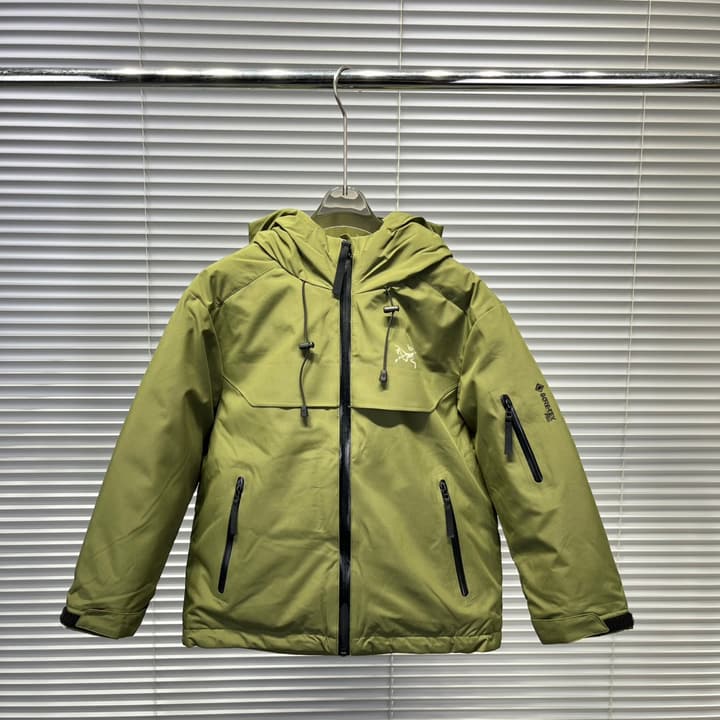 Arc'teryx Kids Windbreaker Down Jacket – Kids Collection in Bright Orange