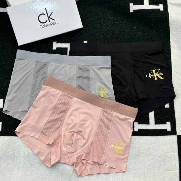 Calvin Klein Seamless Ice Silk Boxer Briefs Set