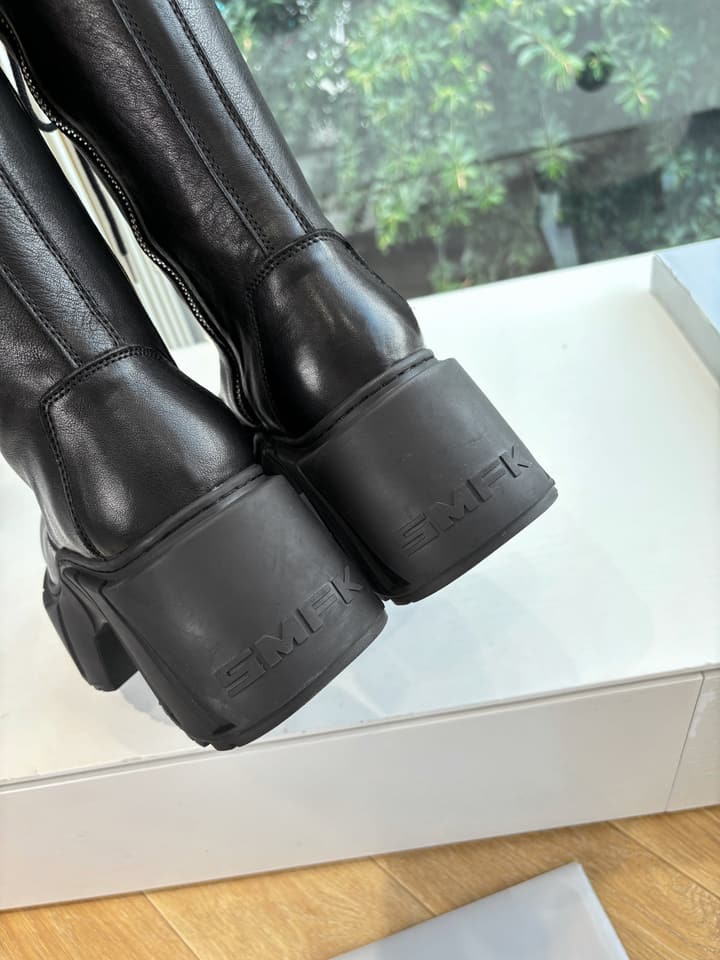 SMFK Platform Over-the-Knee Boots – 2025 Autumn/Winter Collection in Black