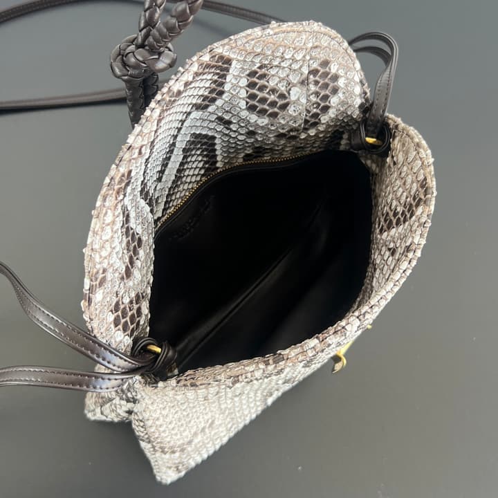 Bottega Veneta Liberta Python Crossbody Bag