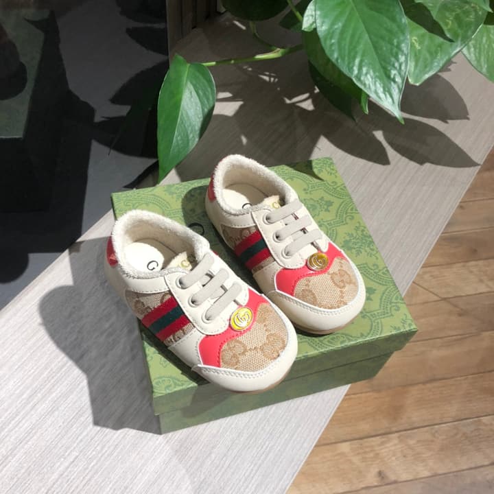 Gucci Kids' Footwear – Kids Collection in Green/red Web Stripe