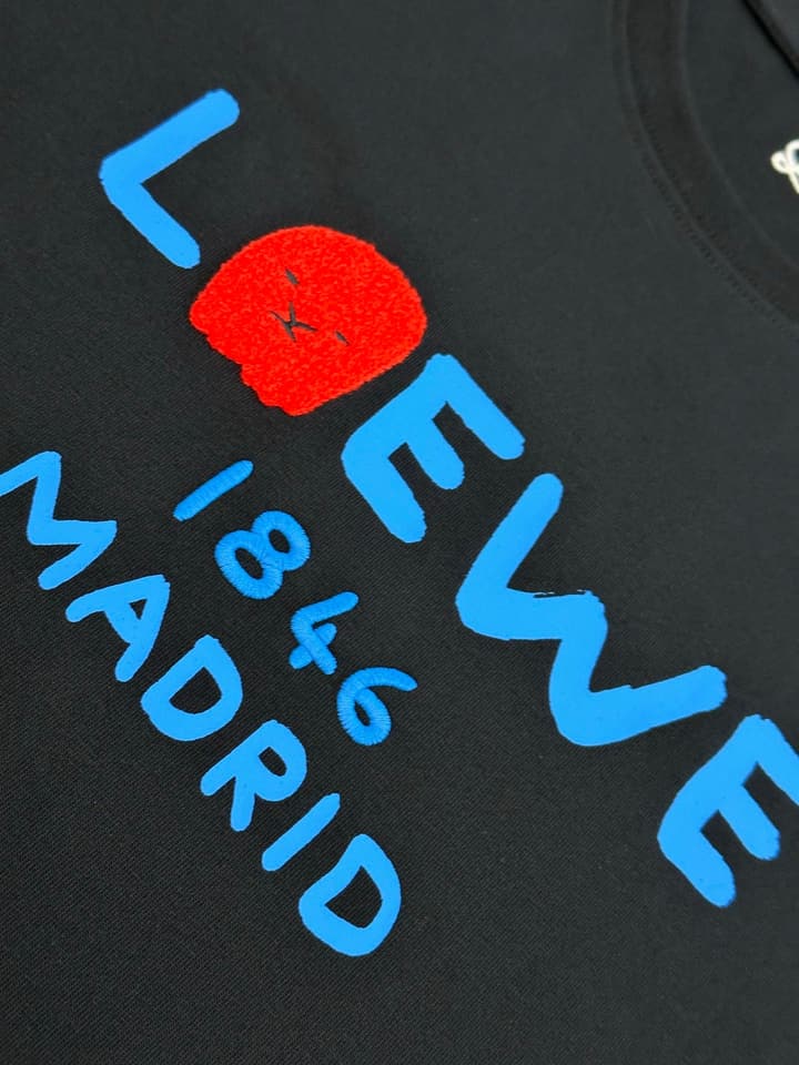 Loewe 1846 Anniversary Ghost Crewneck T-Shirt – Spring/Summer Collection in Black