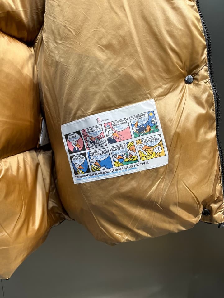 Moncler Collaboration Down Jacket in Gold