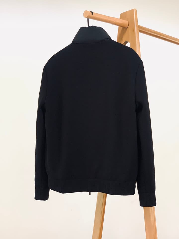 Zegna Spliced Down Puffer Jacket – 2025FW in Classic Black