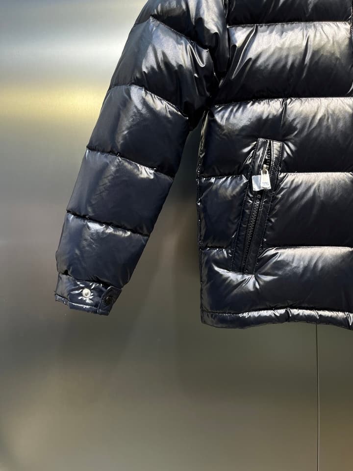 Moncler Maya Short Down Jacket – Kids Collection in Cream White