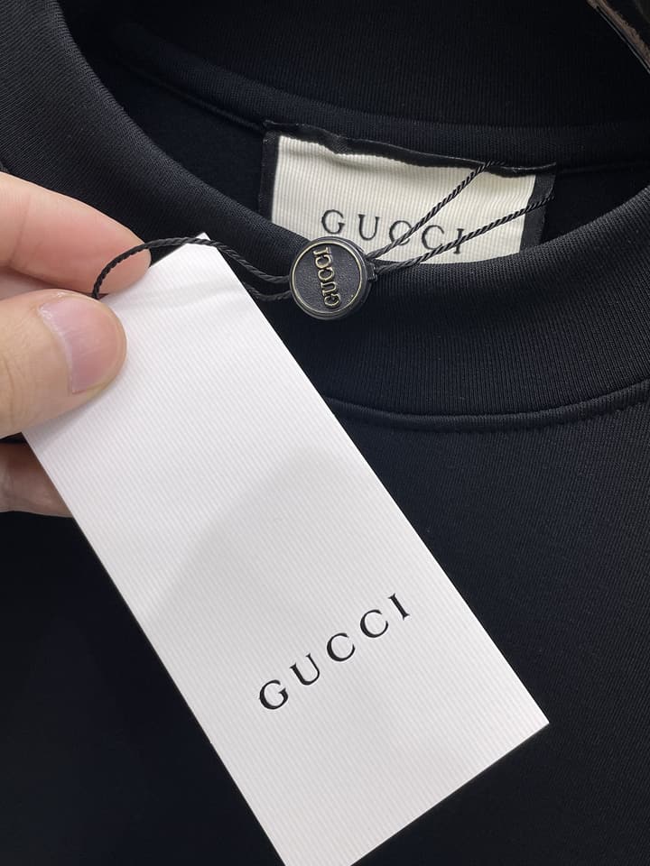 Gucci Men's Long Sleeve T-Shirt – 2025FW in Black