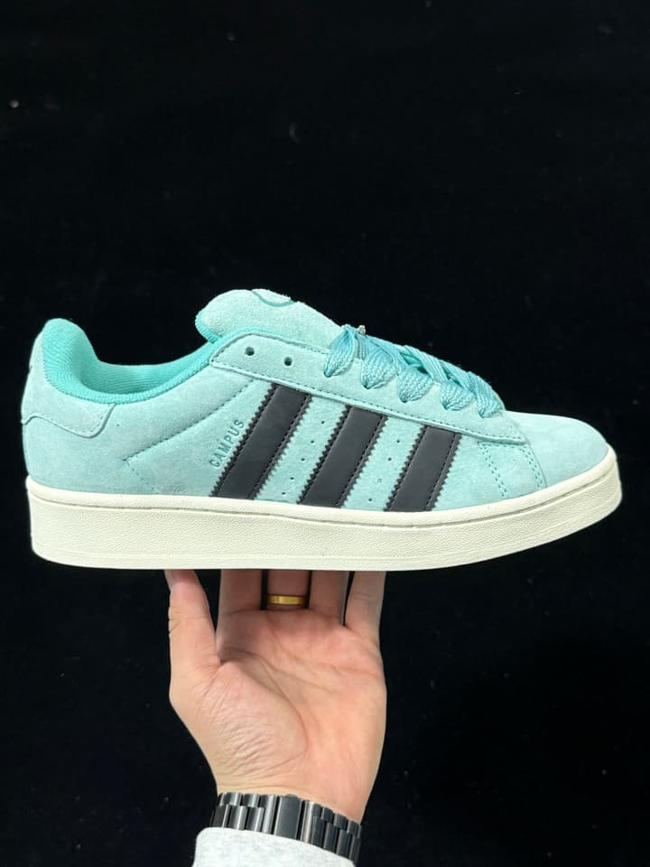 Adidas Originals Campus 00s Low-Top Sneakers in Black & White