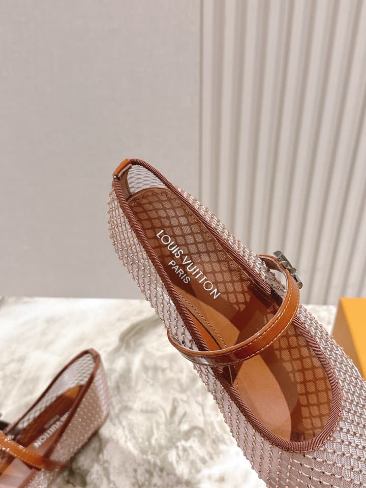 Louis Vuitton Ballet Flats – 2025SS in Black