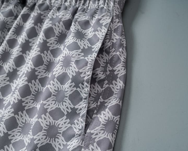 Amiri Men's High-Quality Swim Trunks – Spring/Summer Collection – 2026SS in Grey