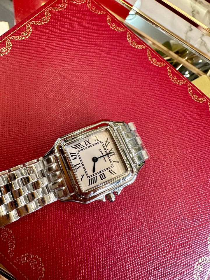 Cartier Panthère Ultra-Thin Steel Watch – 24x24mm