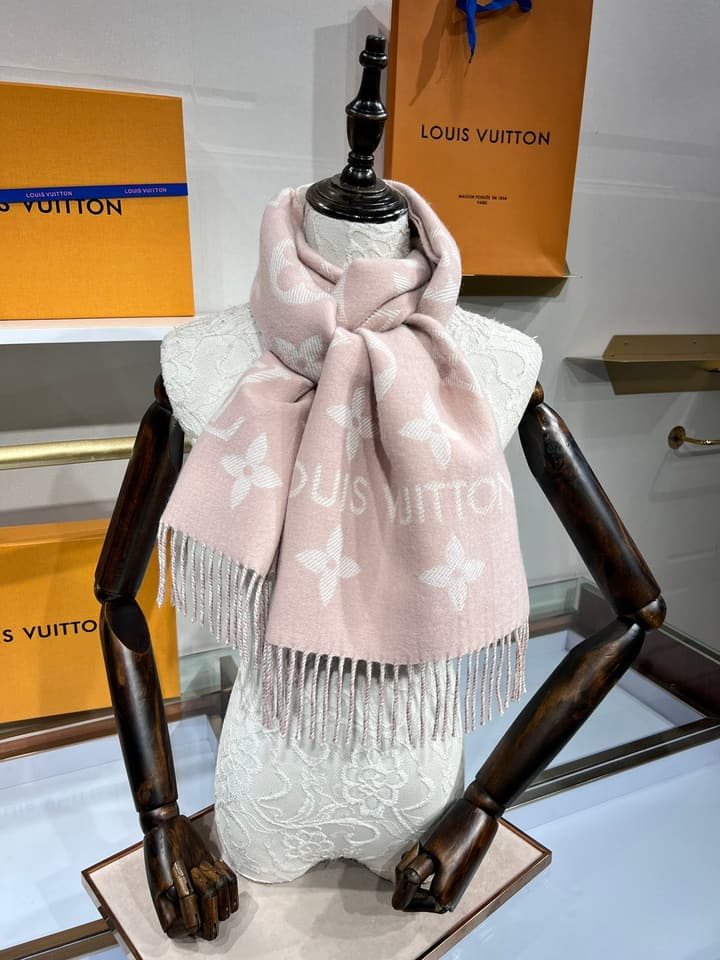 Louis Vuitton Monogram Wool Scarf