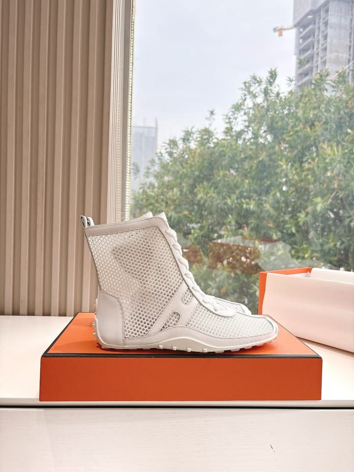 Hermès Bouncing Mesh Sneakers in Black