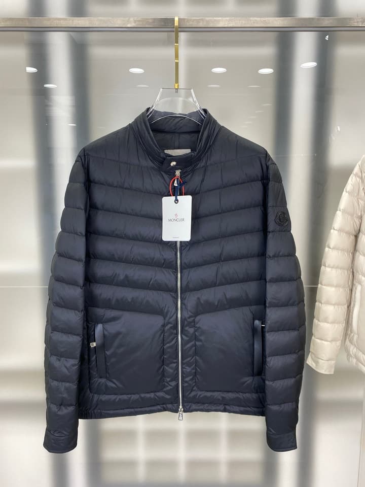 Moncler Arnique Men's Short Down Jacket – 25 Collection in Classic Black