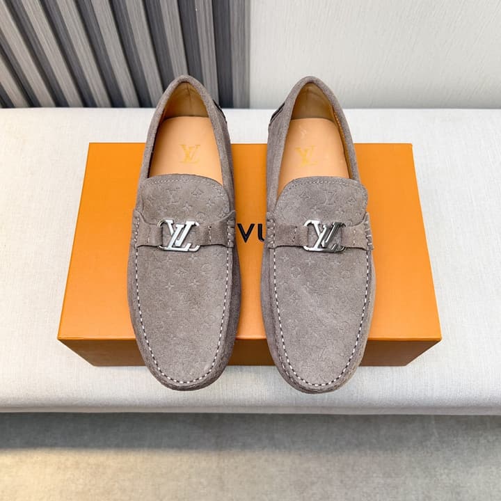 Louis Vuitton Monte Carlo Moccasin Loafers in Black Smooth Leather