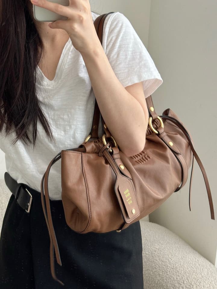 Miu Miu Nappa Dumpling Bag