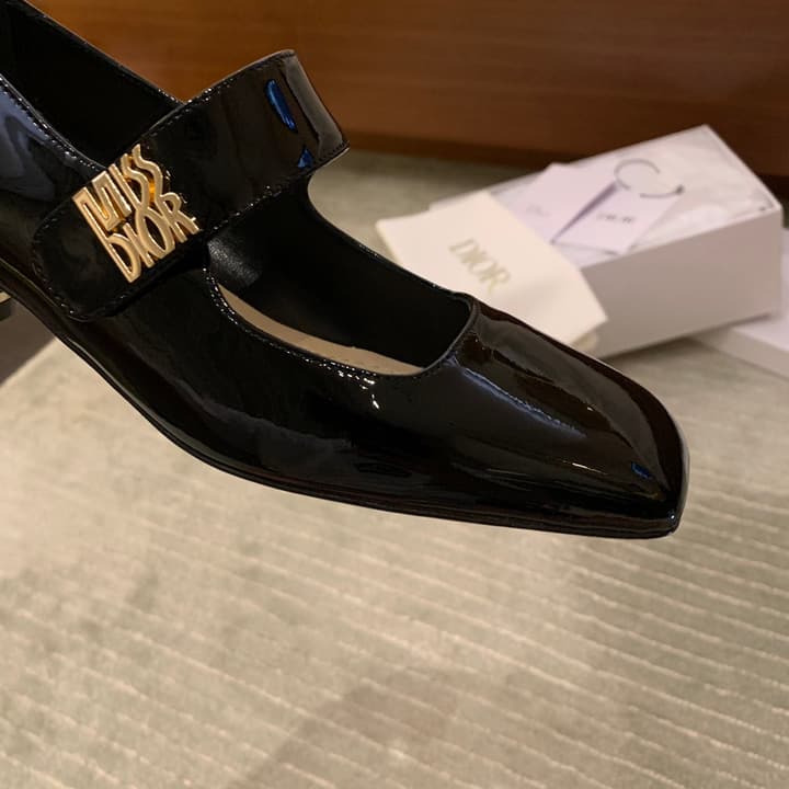 Dior Miss Dior Mary Jane Patent Heels – FW24 in Black Patent Leather Mary Jane