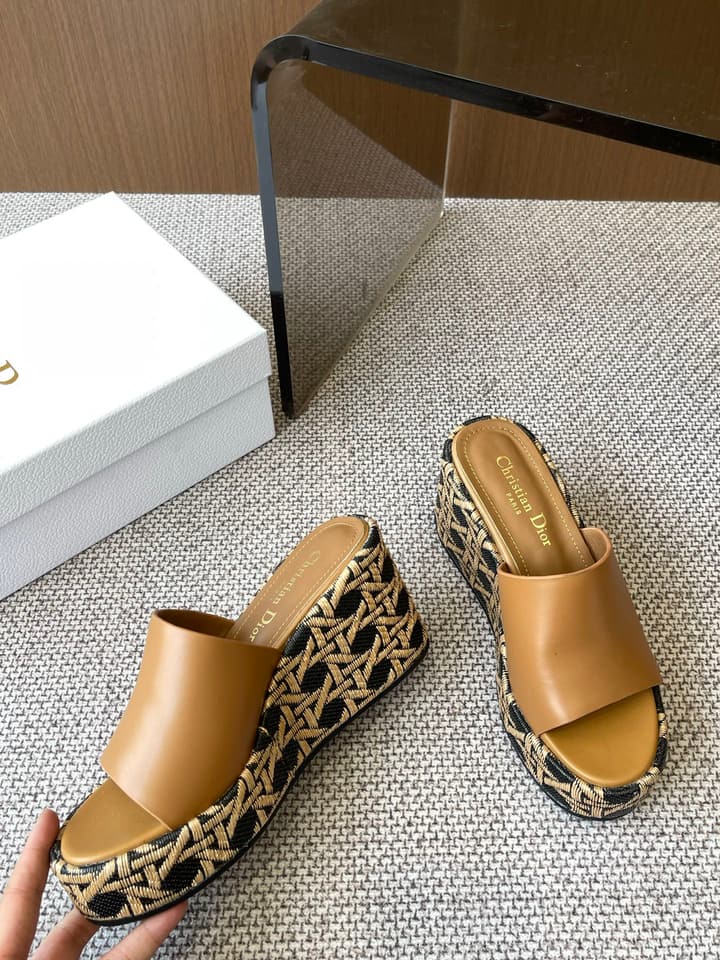Dior D-Attitude Wedge Platform Sandals – 25SS