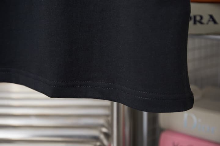 Amiri Embroidered Letter T-Shirt – 26SS Early Spring Collection in Black