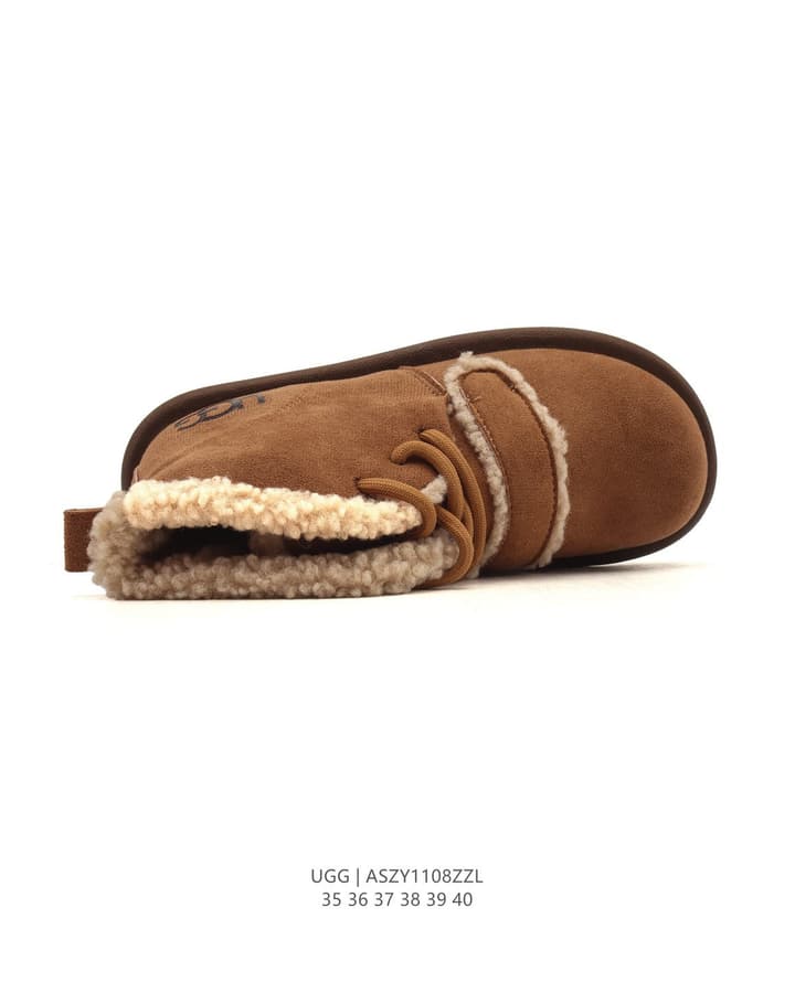 UGG Mid-Height Sheepskin Snow Boots in Light Taupe