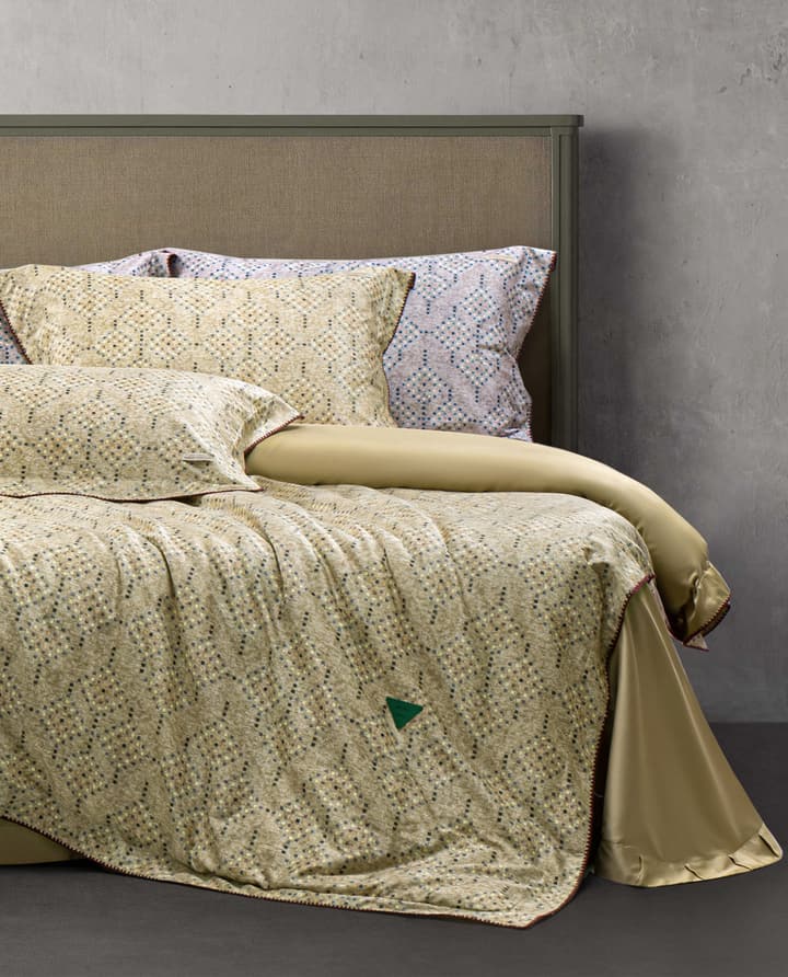 Bottega Veneta Home Collection Lava Woven Bed Set – Limited Edition in Khaki Yellow Woven Print