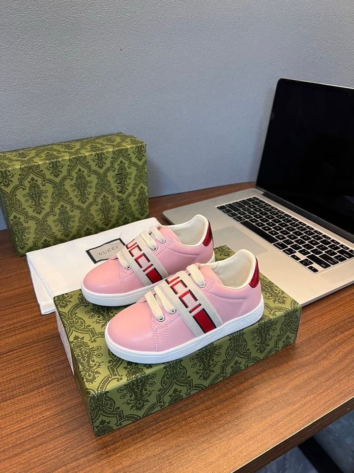 Gucci Kids Sheepskin-Lined Sneakers – Kids Collection