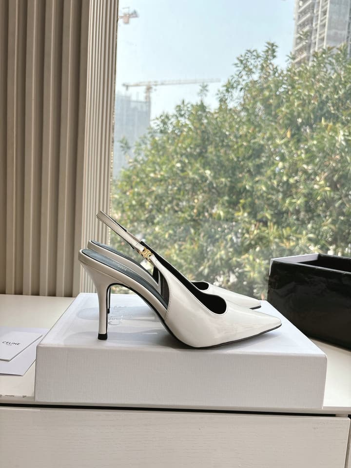 Celine Runner Platform Sneakers – 2025 Spring/Summer Collection in Burgundy Patent