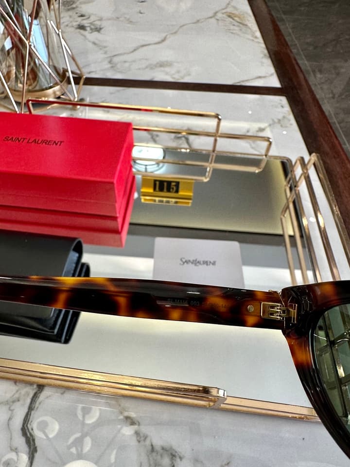 Saint Laurent Acetate Polarized Sunglasses