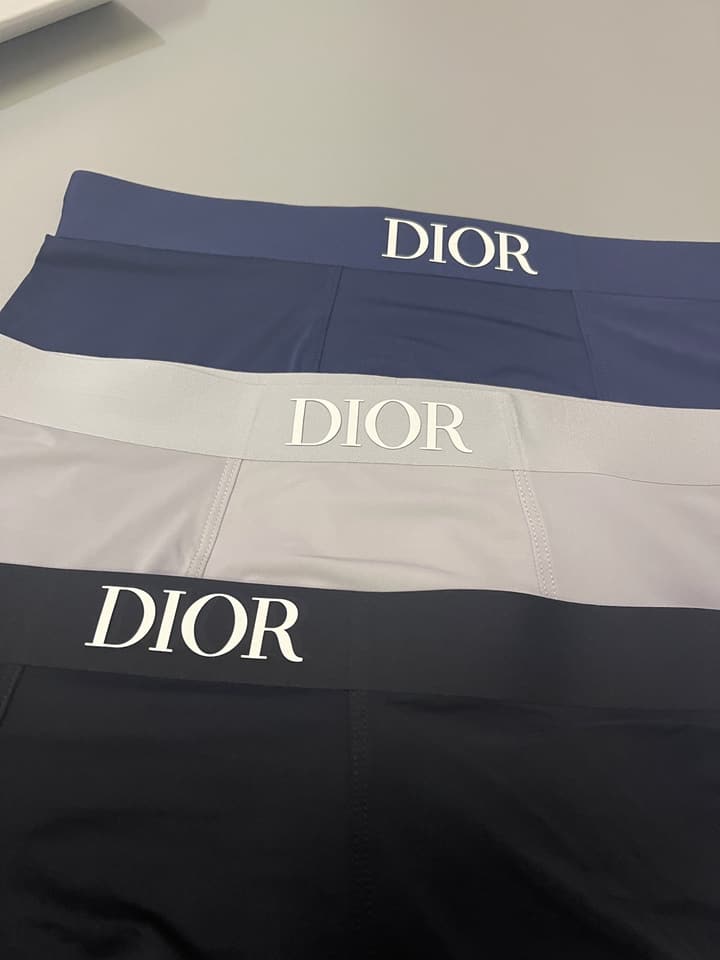Dior 3D Seamless Ice Silk Men's Underwear 3-Pack