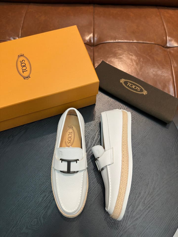 Tod's Gommino Calfskin Loafers in Assorted Loafers Display
