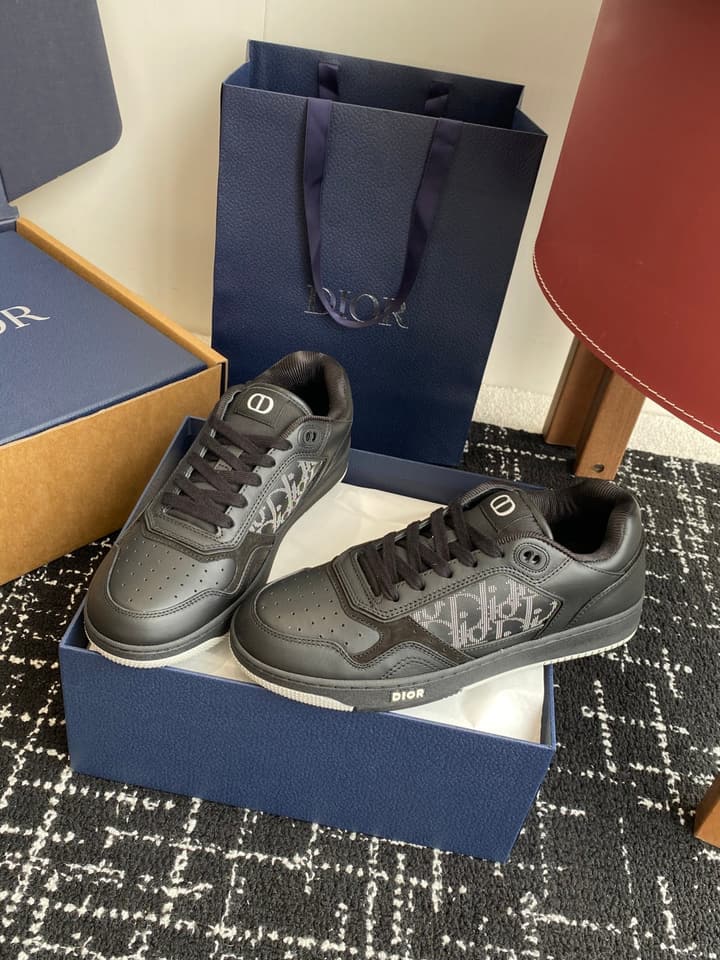 Dior B27 High-Top Sneakers – 25 Collection in Black