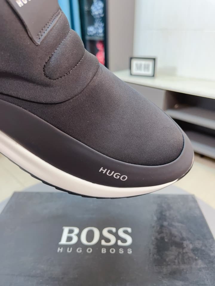 Boss Classic Suede and Waterproof Casual Sneakers