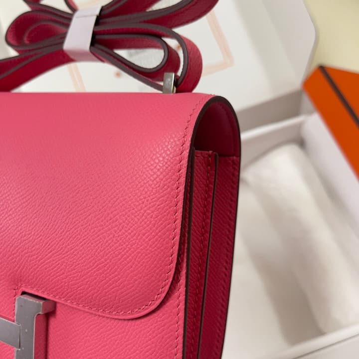 Hermès Constance Bag in Pink With Gold Hardware